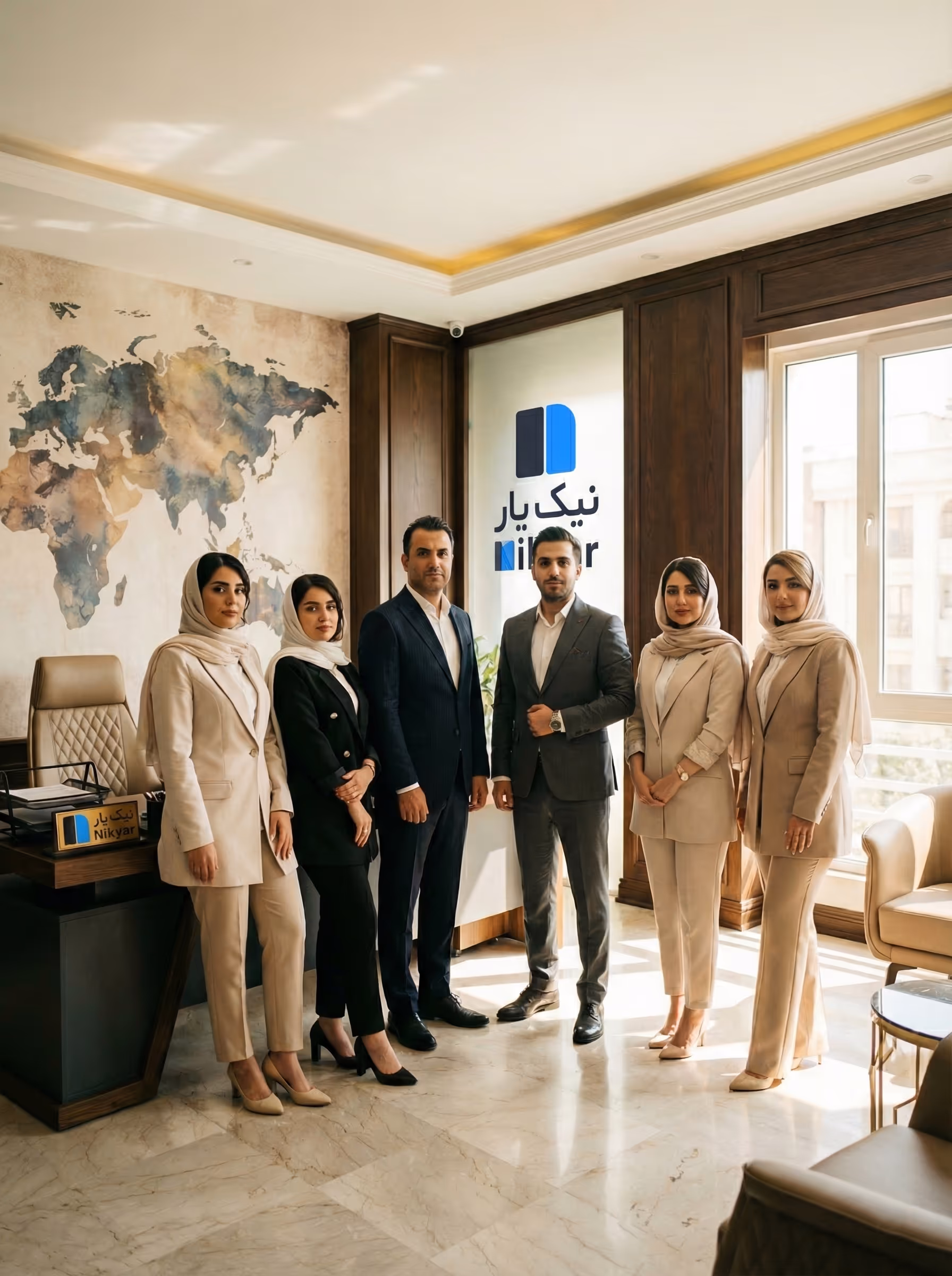 اعضا تیم مشاورین مهاجرتی نیکیار