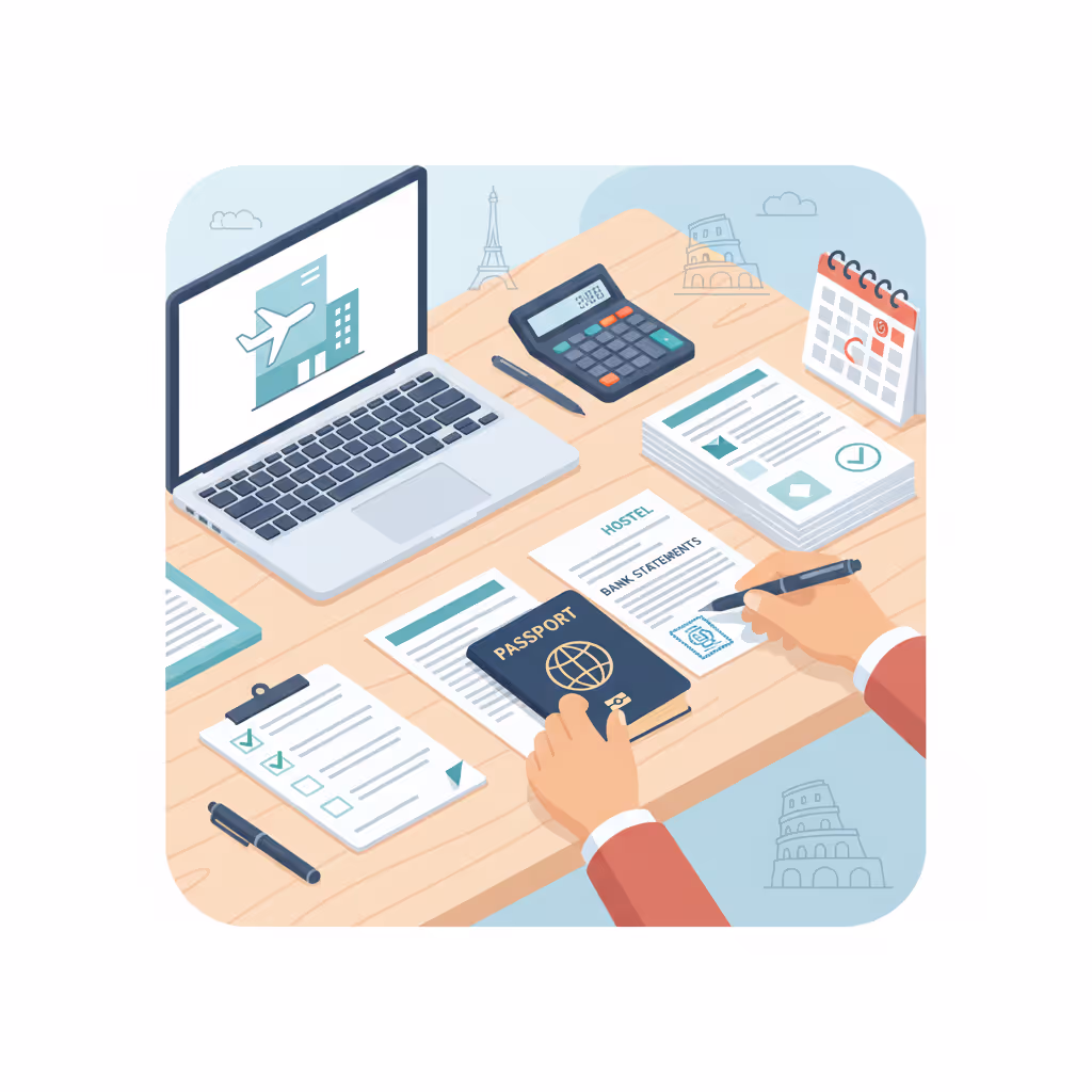 مدارک لازم برای ویزای توریستی اسپانیا